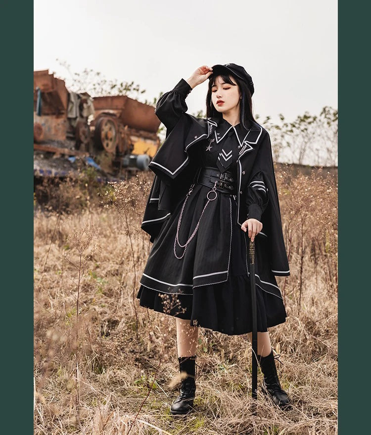Loyal Chariot Military Style Gothic Lolita Dress Set