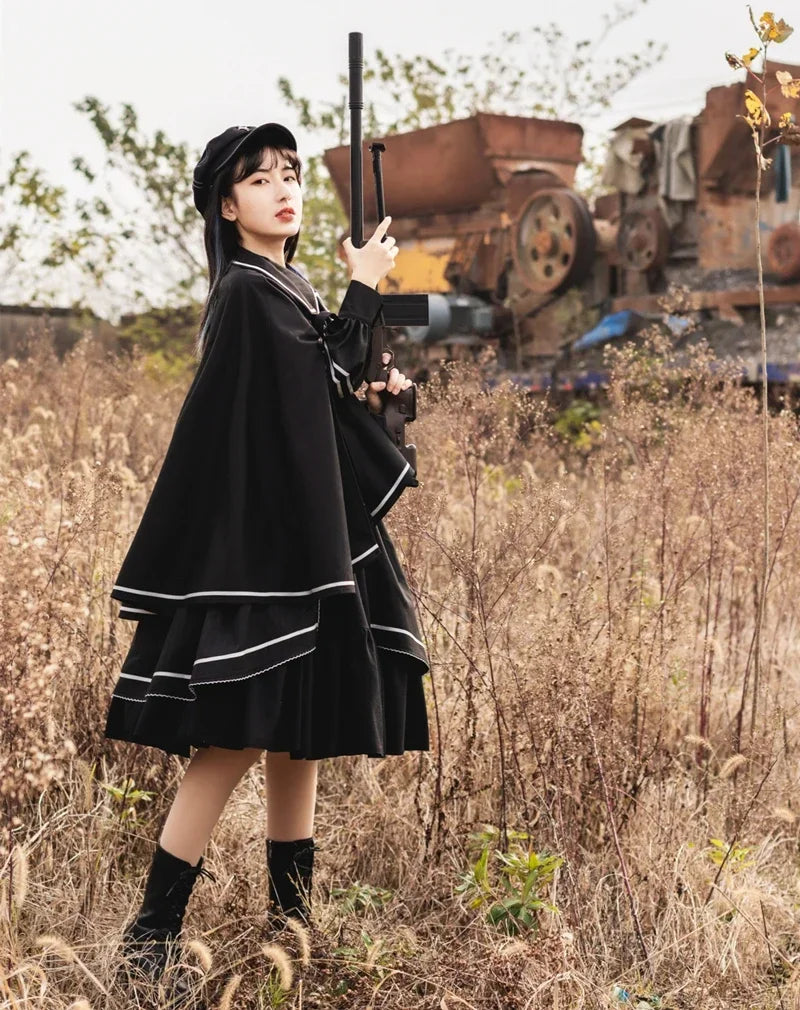 Loyal Chariot Military Style Gothic Lolita Dress Set