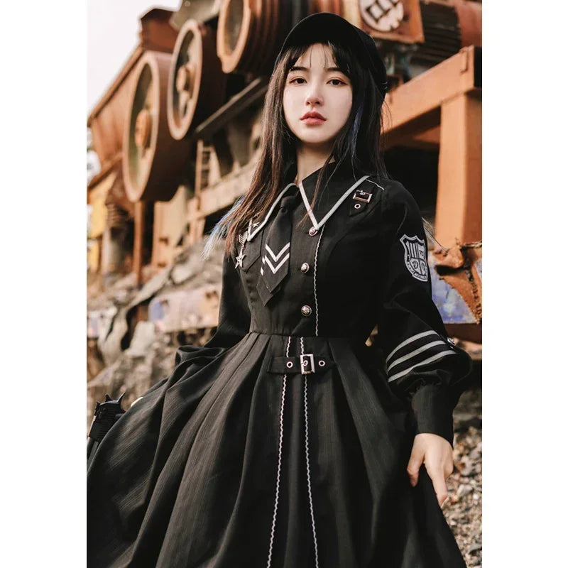 Loyal Chariot Military Style Gothic Lolita Dress Set
