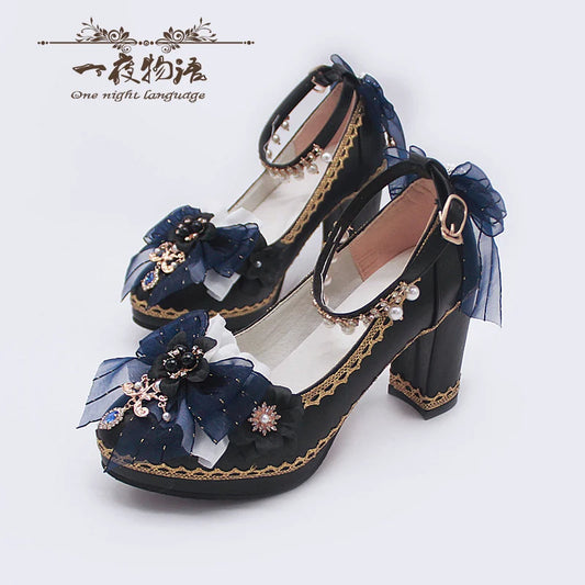 Night Story Lolita Heels (6 colours)