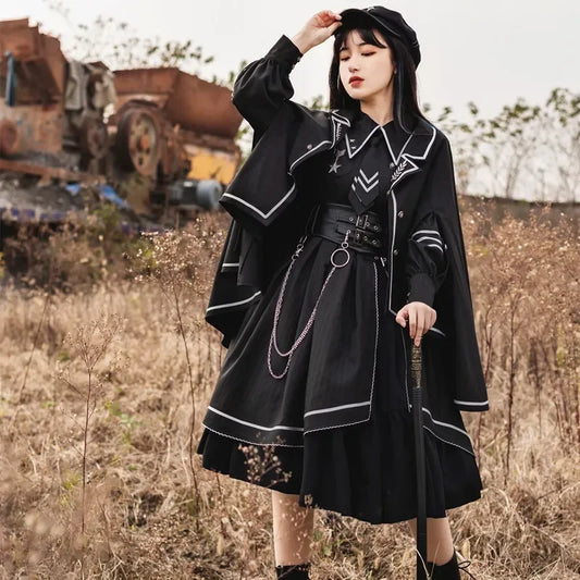 Loyal Chariot Military Style Gothic Lolita Dress Set
